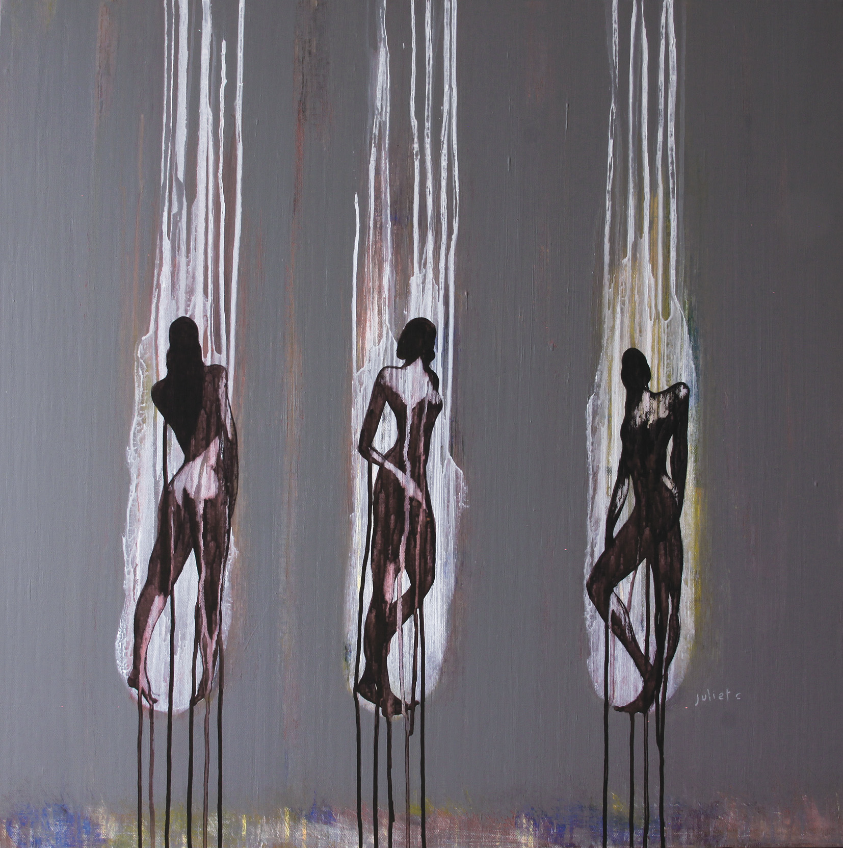 3 FEMMES / 
Peinture sur toile
80x80 cm